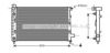 AVA QUALITY COOLING MS2282 Radiator, engine cooling